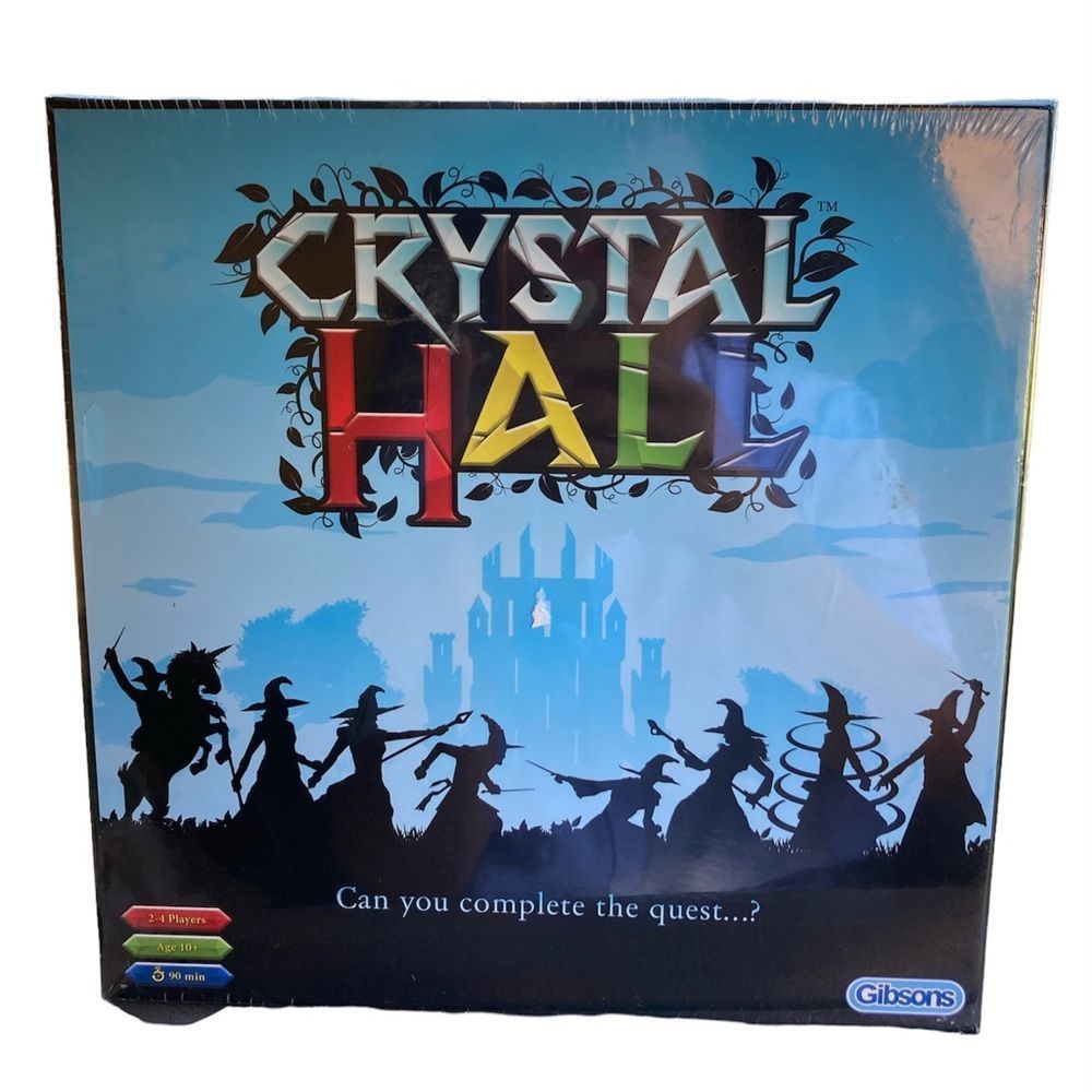 Crystal Hall Gibsons Board Game New Sealed In Box